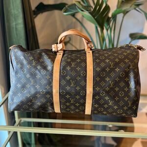 LOUIS VUITTON Monogram Keepall 55